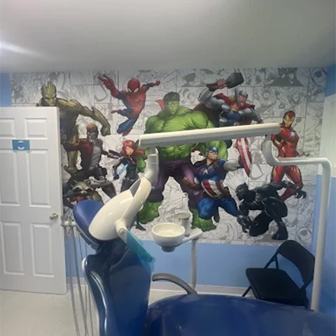 Marvel Room At The Children's Dental Group