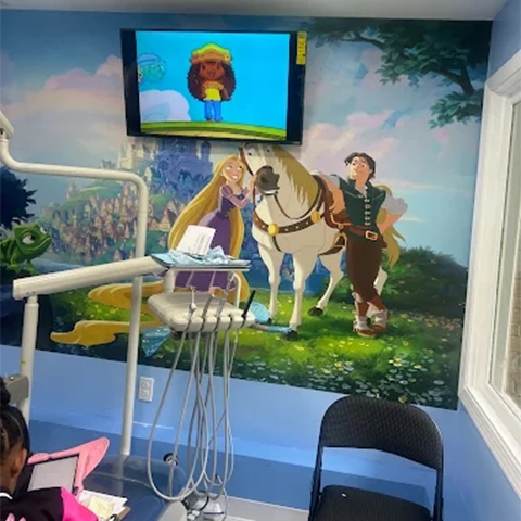 Tangled Room At The Children's Dental Group