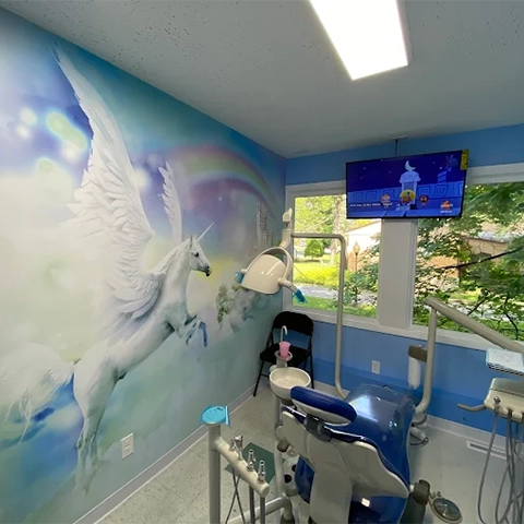 Unicorn Room At The Children's Dental Group